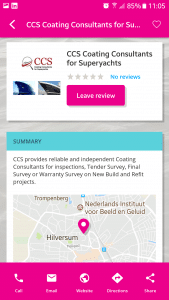 CCS on Yachting Pages App 2